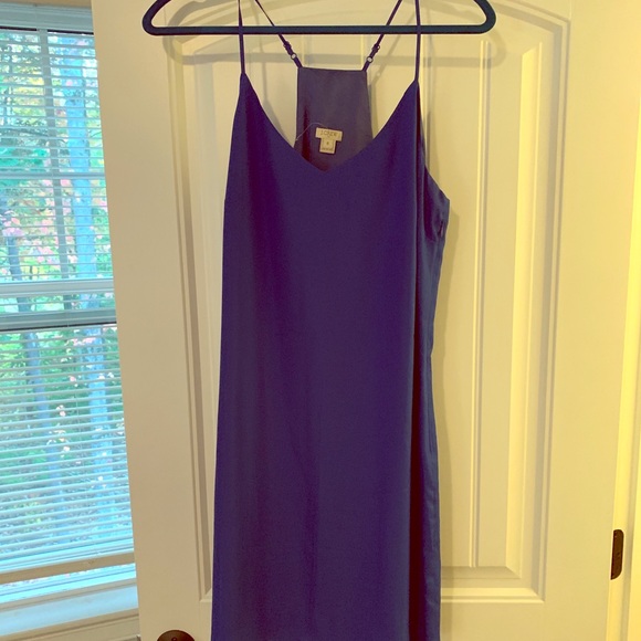 J crew slip dress, cobalt blue, size 8 - Picture 6 of 11